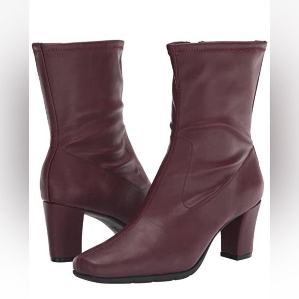 Aerosoles Cinnamon boots wine color sz 9.5